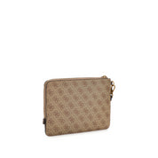 Pochette Guess Uomo Vezzola Nocciola/marrone