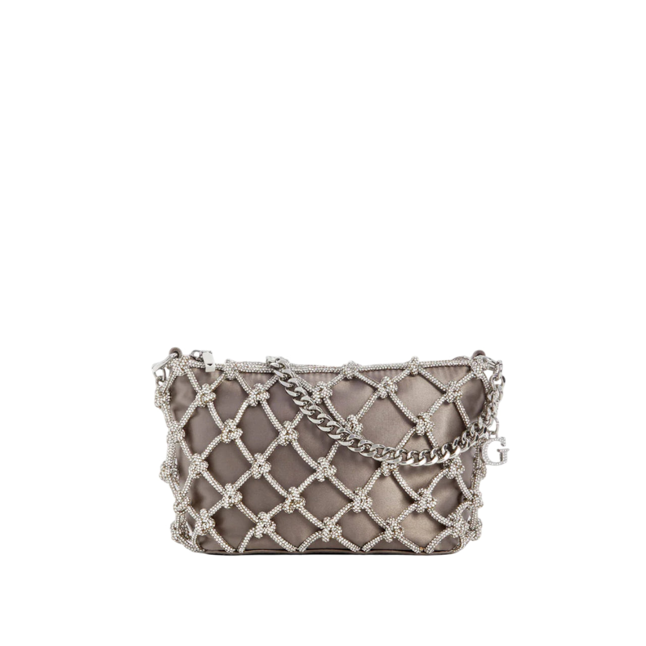 Tracollina Guess Donna Zalina Mini Argento