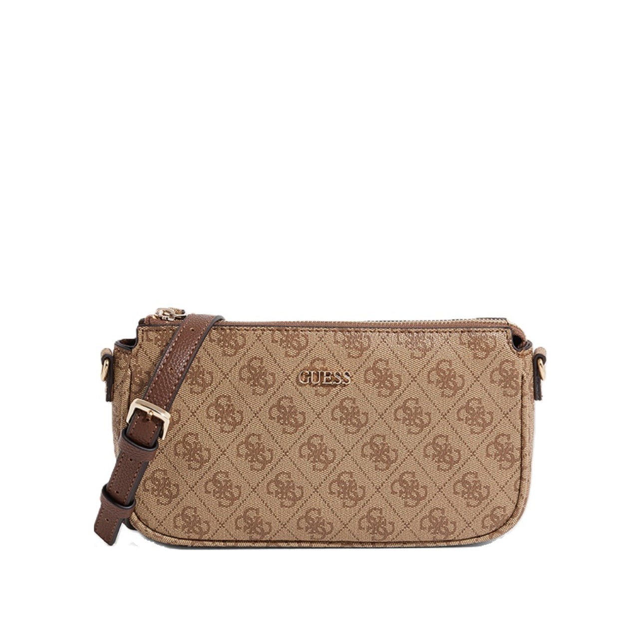 Borsa a Tracolla Guess Donna Noelle mini Marrone/nocciola