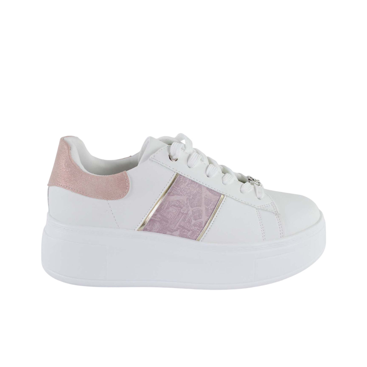 Sneakers Y Not? Donna Kate Bianco/rosa