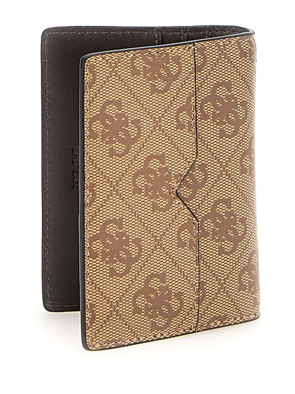 Portacarte Guess Uomo Mito Leather Nocciola/marrone