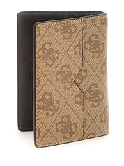 Porta carte Guess Uomo Black Beige/marrone