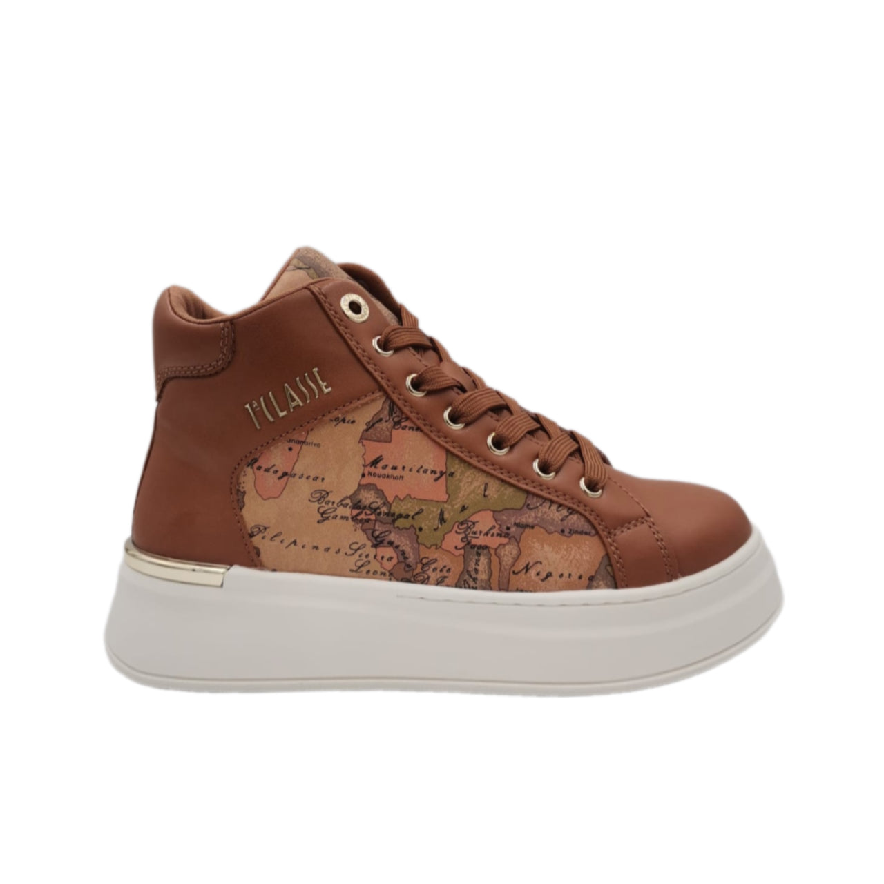 Sneakers Alviero Martini 1^ Classe Donna 1982 marrone/geo beige