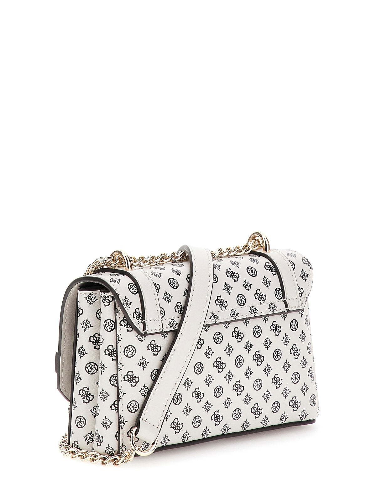 Borsa a Tracolla Guess Donna Emilee Bianco/ nero