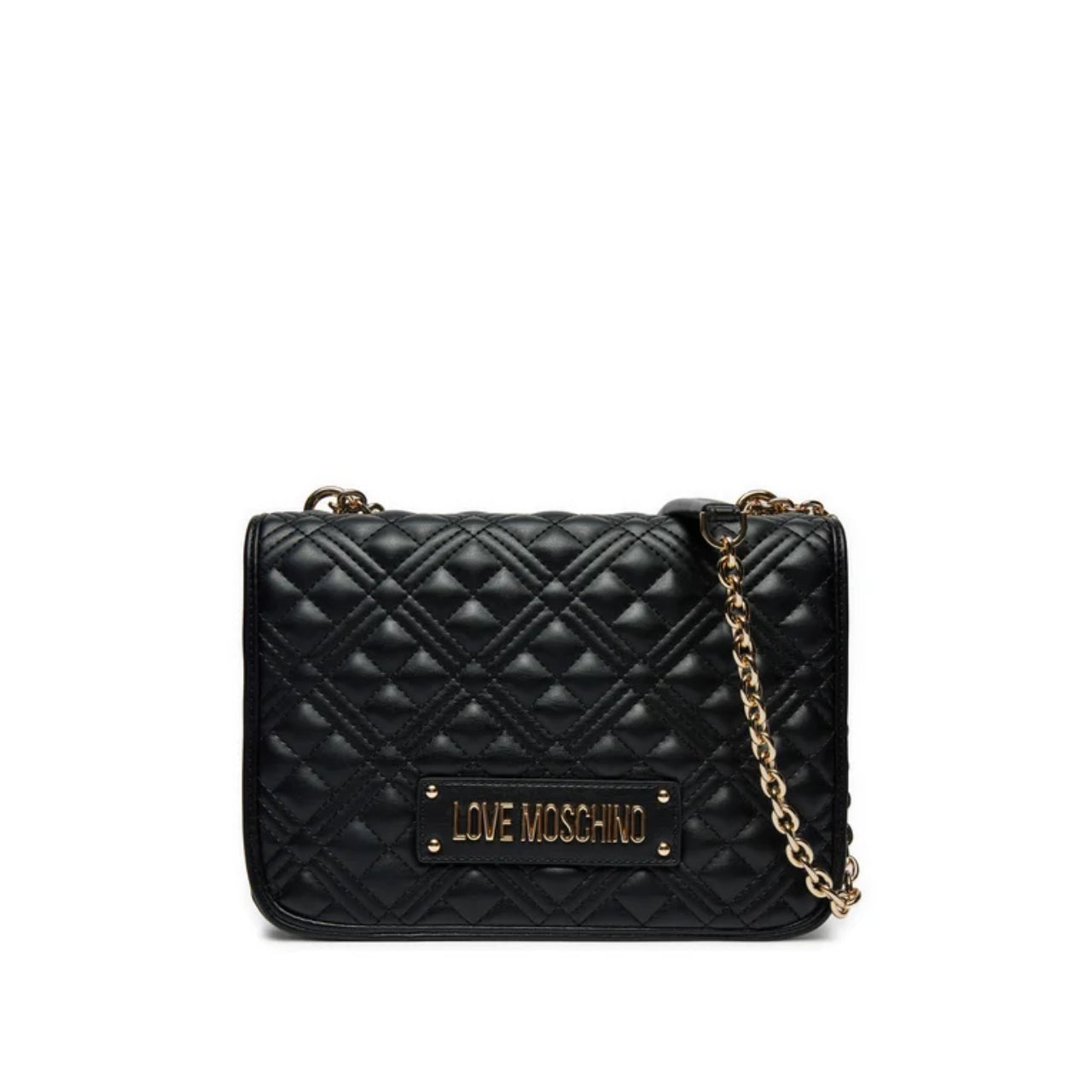 Borsa a Tracolla Love Moschino Donna Quilted Nero