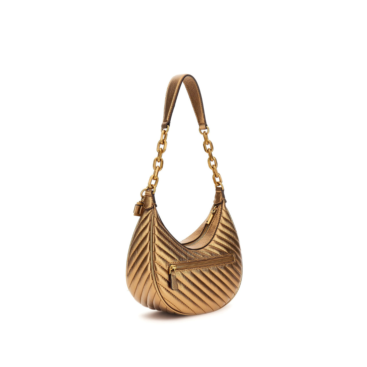 Borsa a Spalla Guess Donna Sela Bronzo