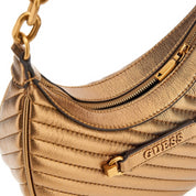 Borsa a Spalla Guess Donna Sela Bronzo