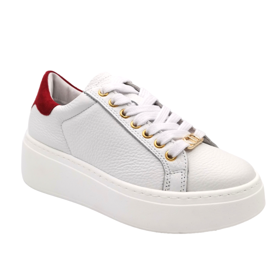 Sneakers Twinset Donna Bianco/Rosso