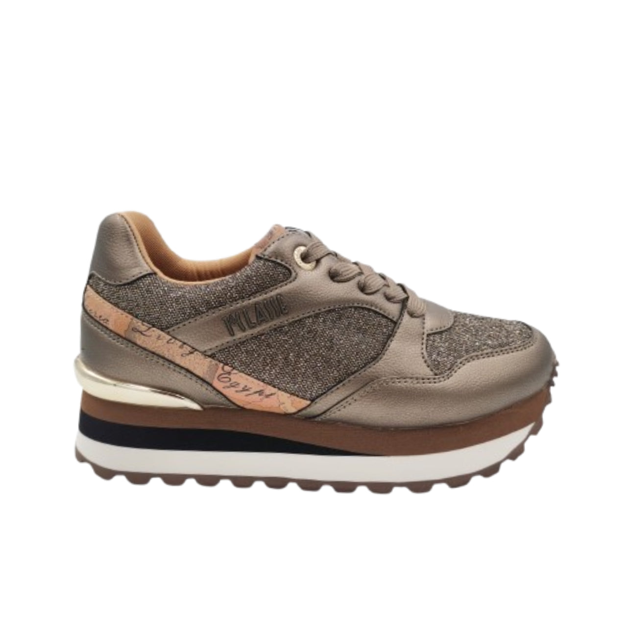 Sneakers Alviero Martini 1^ Classe Donna 2014 bronzo/geo beige
