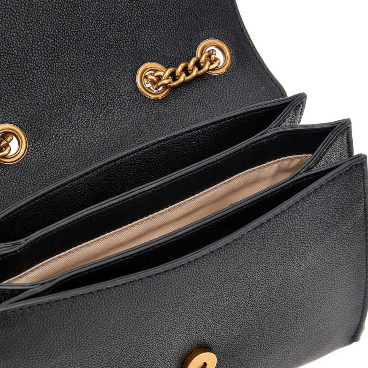 Borsa a Tracolla Guess Donna Malva Nero