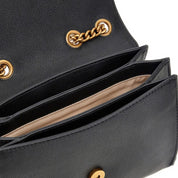 Borsa a Tracolla Guess Donna Malva Nero