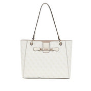 Borsa a Spalla Guess Donna Nolana Bianco/rosa