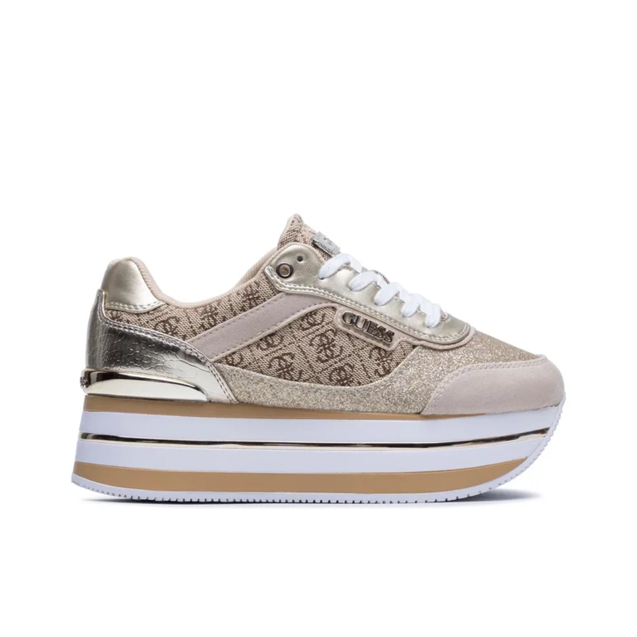 Sneakers Guess Donna Hansini oro/beige