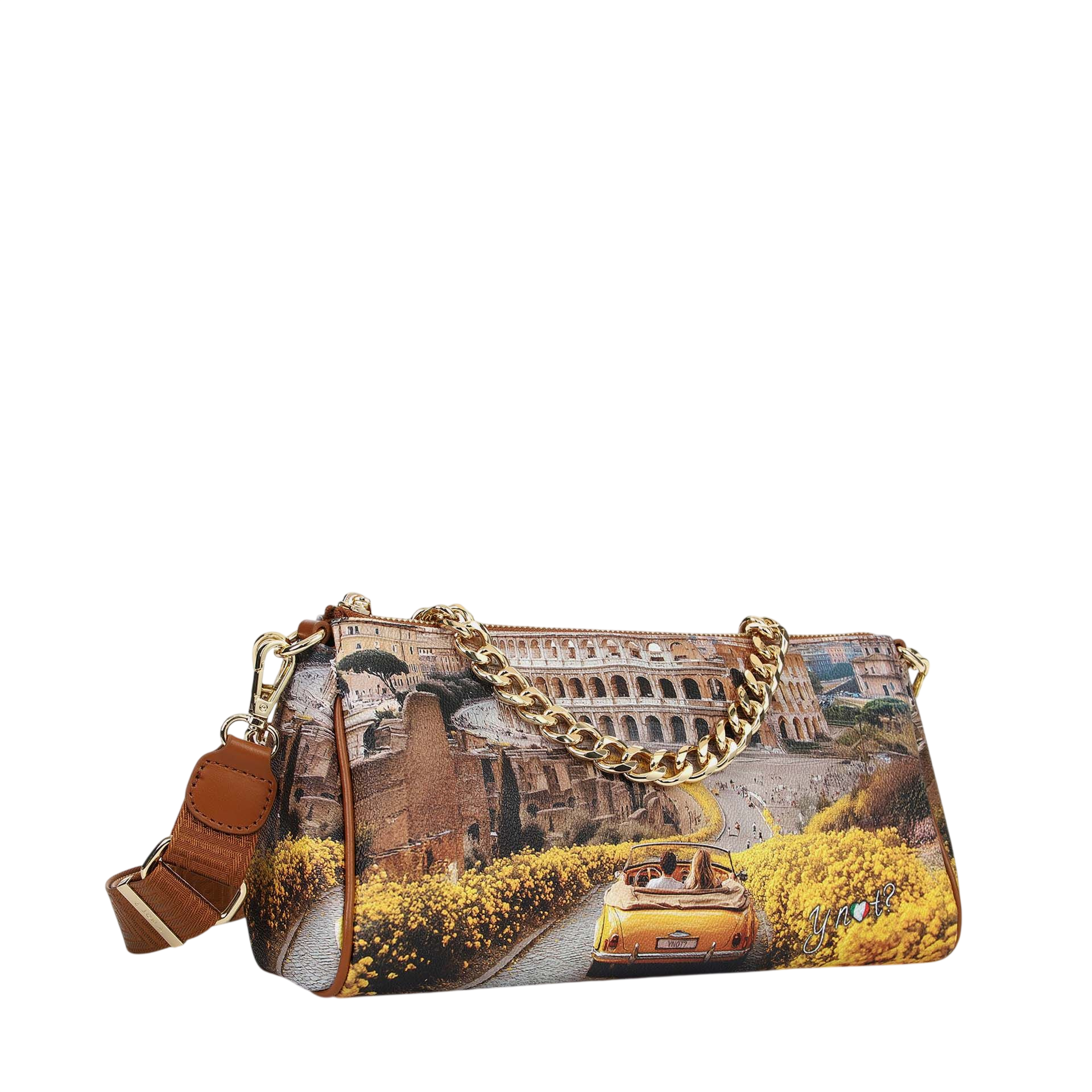Borsa a Tracolla Y Not? Donna Sunshine Rome Multicolore