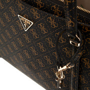 Borsa a Spalla Guess Donna ECO ERICA Marrone/nocciola