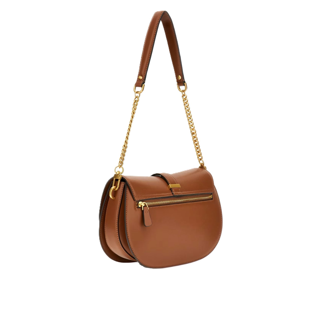 Borsa a Spalla Guess Donna Kuba Cognac