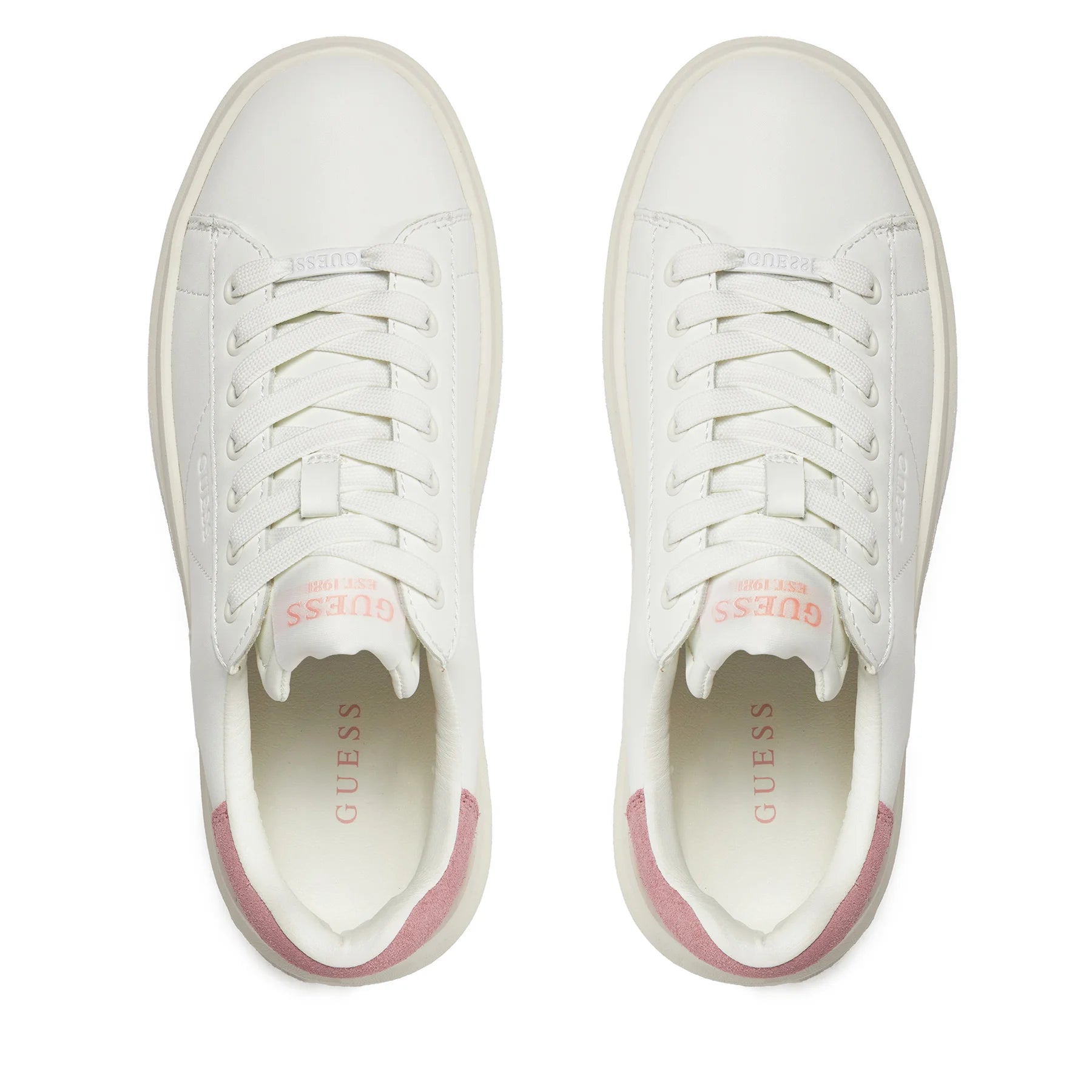 Sneakers Guess Donna Elbina Bianco/rosa