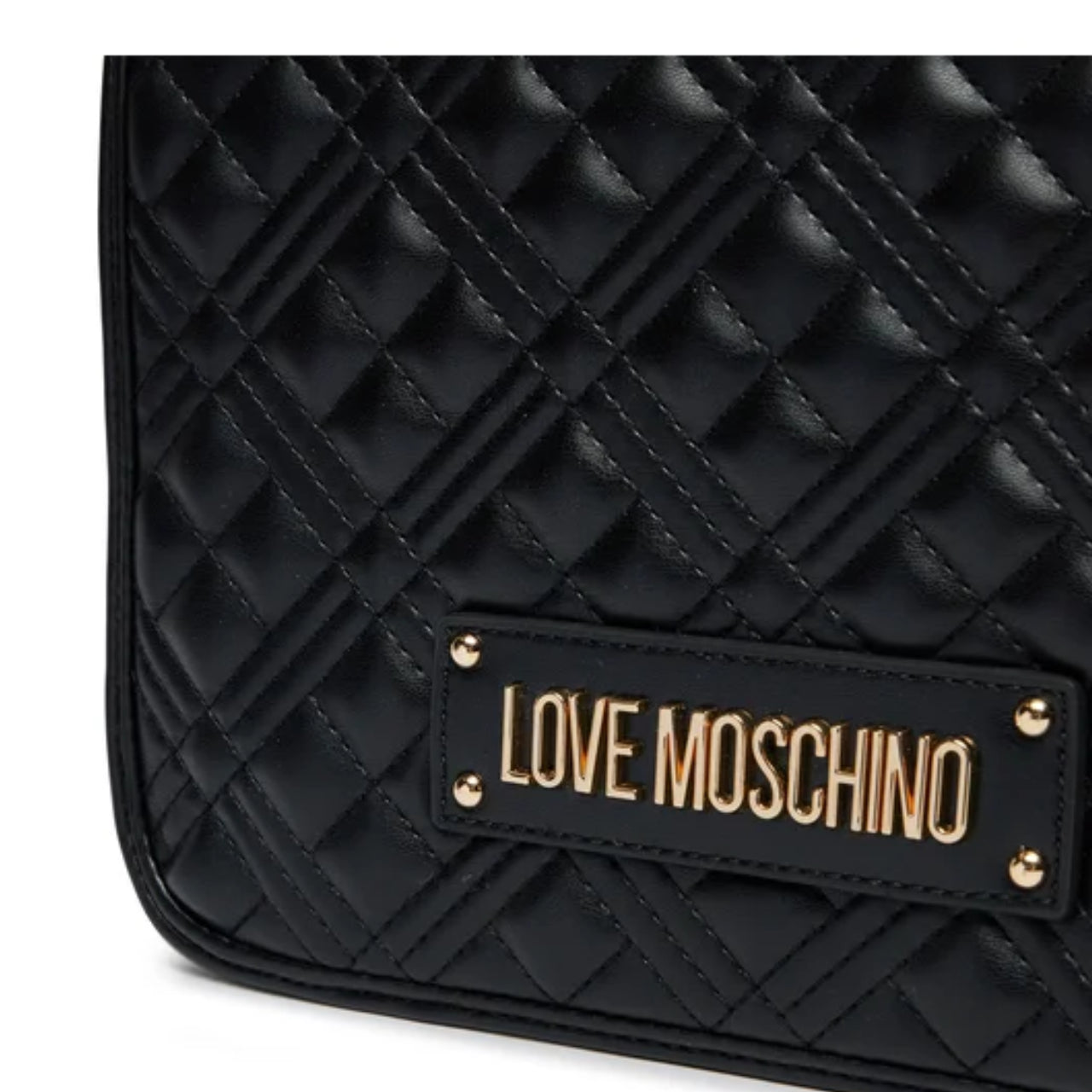 Borsa a Tracolla Love Moschino Donna Quilted Nero