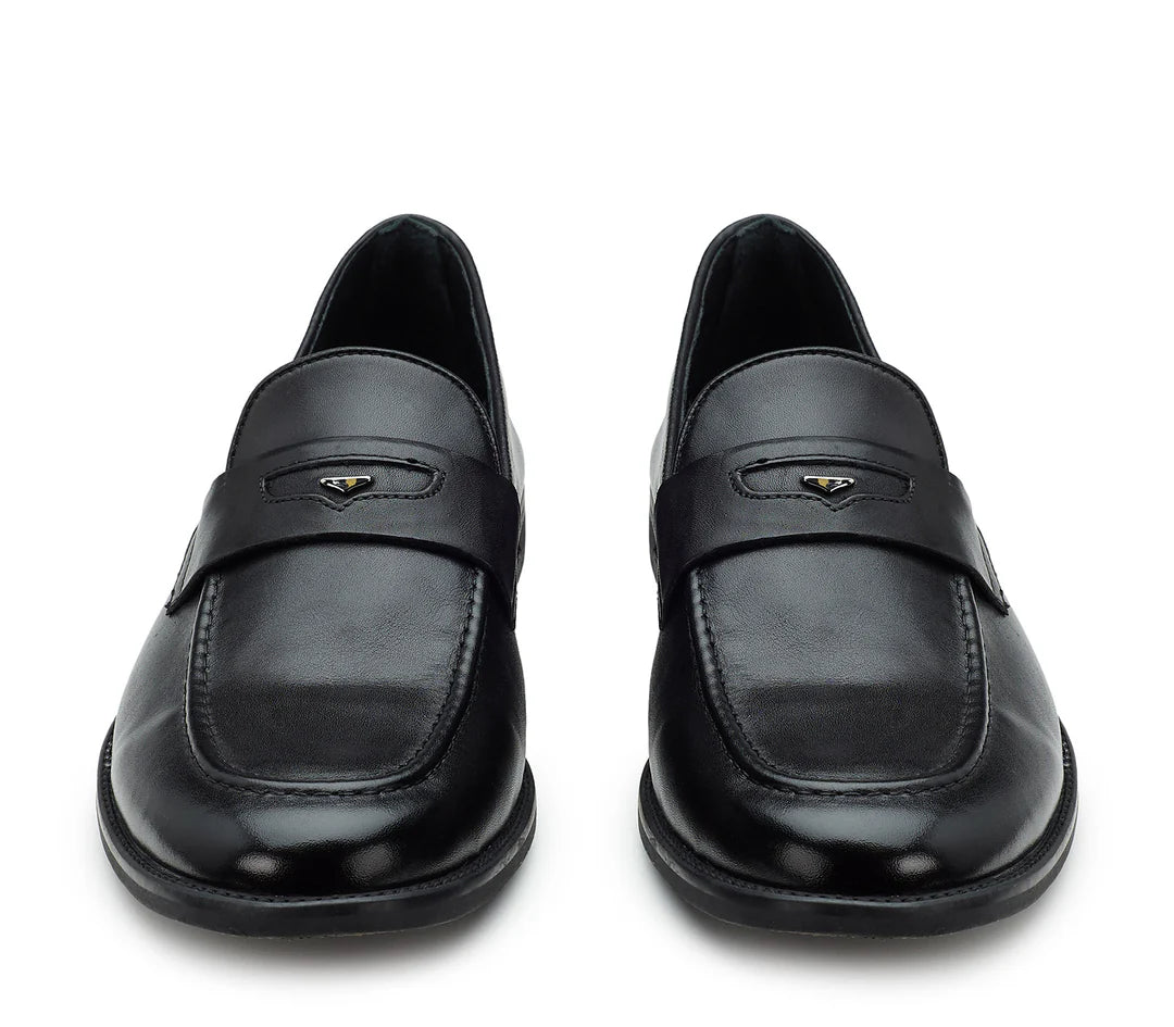 Mocassini GUARDIANI Uomo Low leather Nero