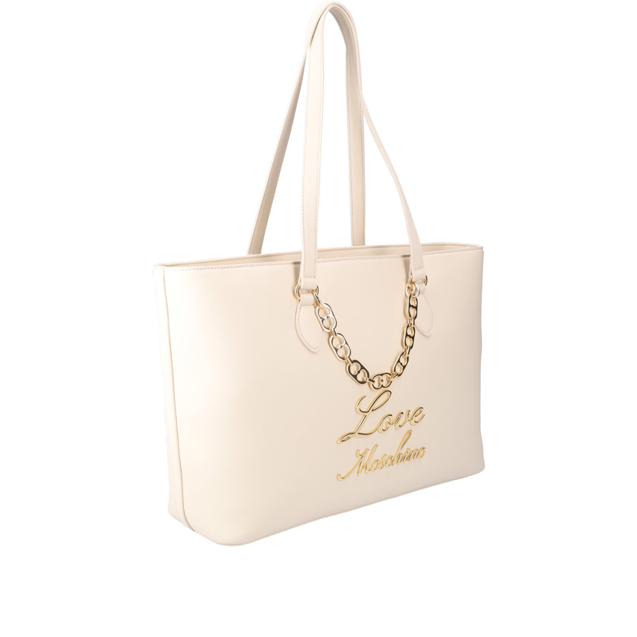 Borsa a Spalla Love Moschino Donna Lovely Chain Avorio