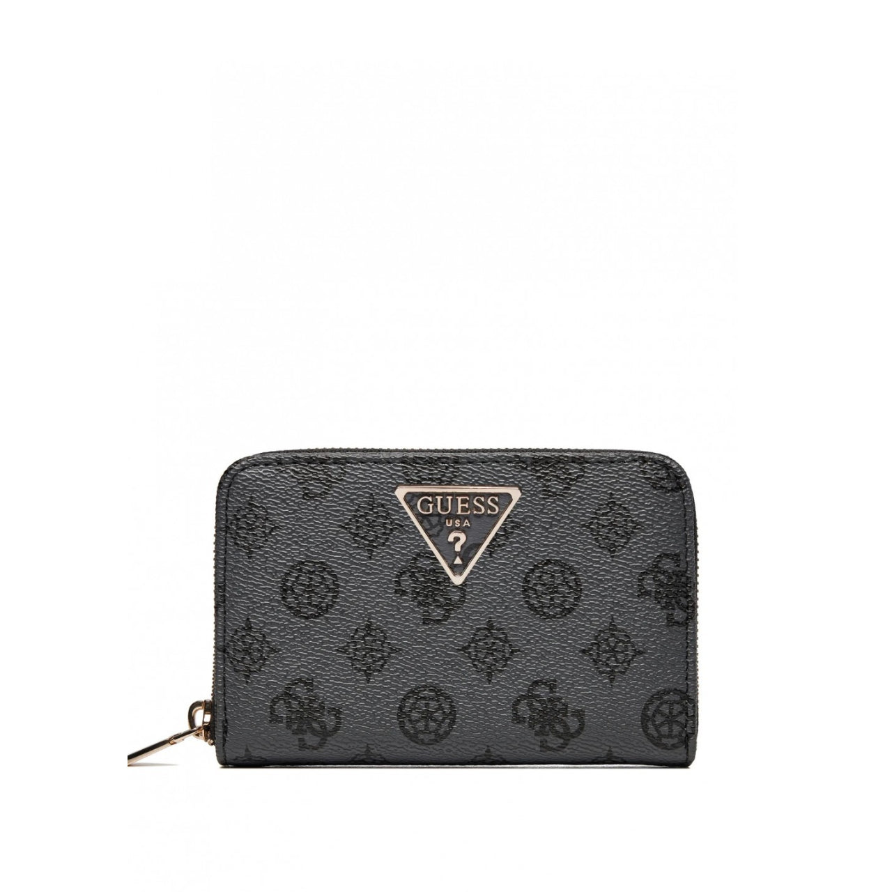 Portafoglio Guess Donna Laurel Medium Grigio/nero