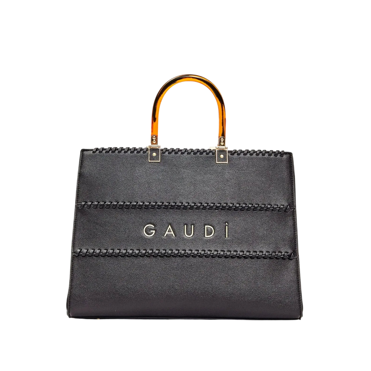 Borsa a Mano Gaudì Donna Gemma Nero