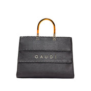 Borsa a Mano Gaudì Donna Gemma Nero
