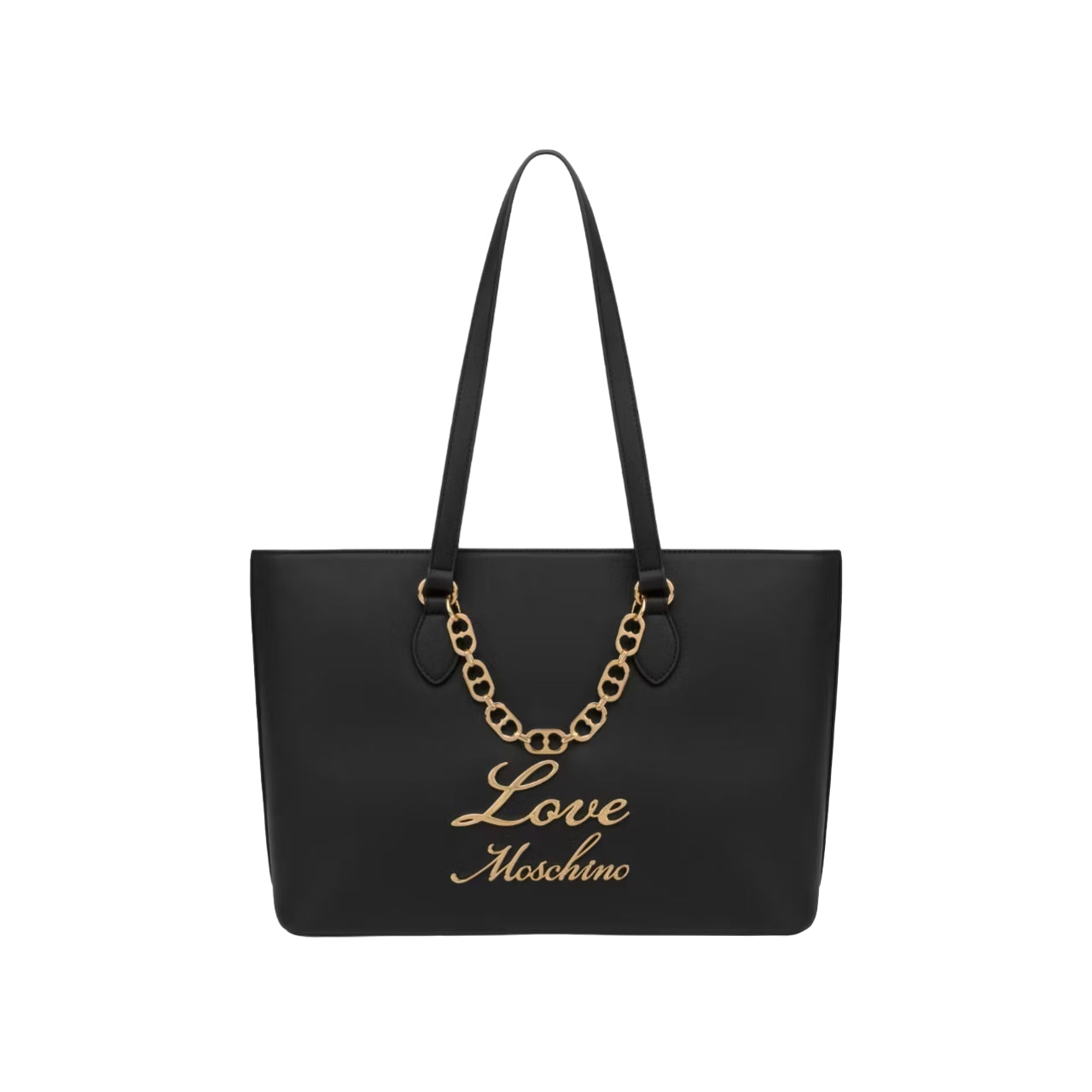 Borsa a Spalla Love Moschino Donna Lovely Chain Nero
