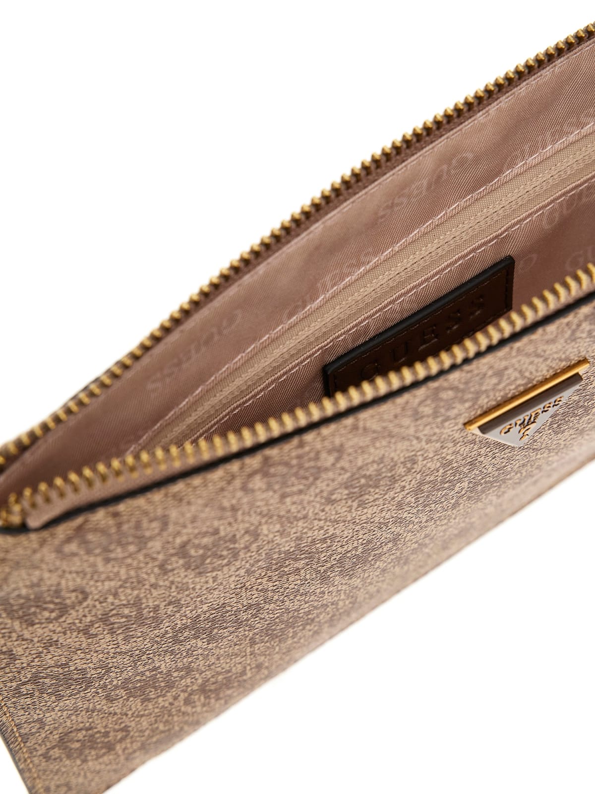 Pochette Guess Uomo Vezzola Nocciola/marrone