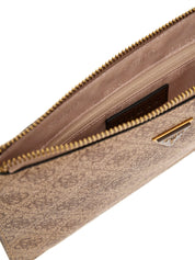 Pochette Guess Uomo Vezzola Nocciola/marrone