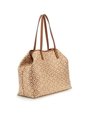 Borsa Shopper Guess Donna Vikky Cognac