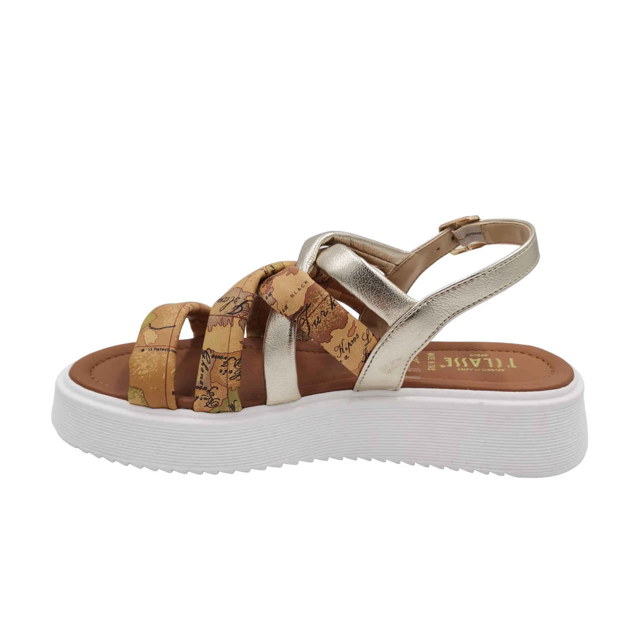 Sandalo Alviero Martini 1^ Classe Donna 1243 Geo classic/platino