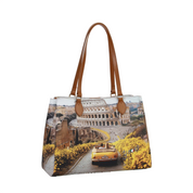 Borsa a Spalla Y Not? Donna Sunshine Rome Multicolore