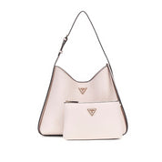 Borsa a Spalla Guess Donna Keandra Beige