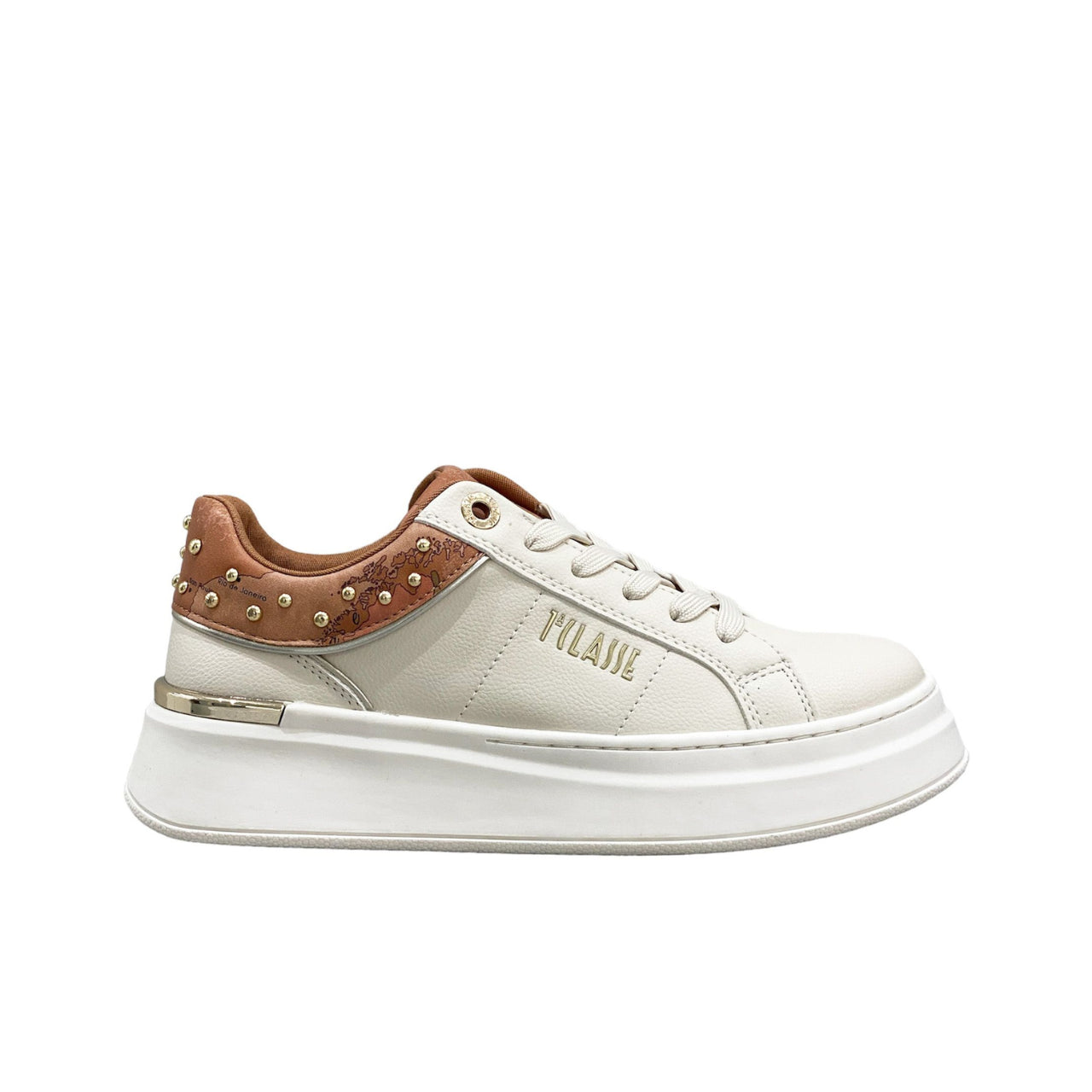 Sneakers Alviero Martini 1^ Classe Donna 1988 Beige/Geo Beige