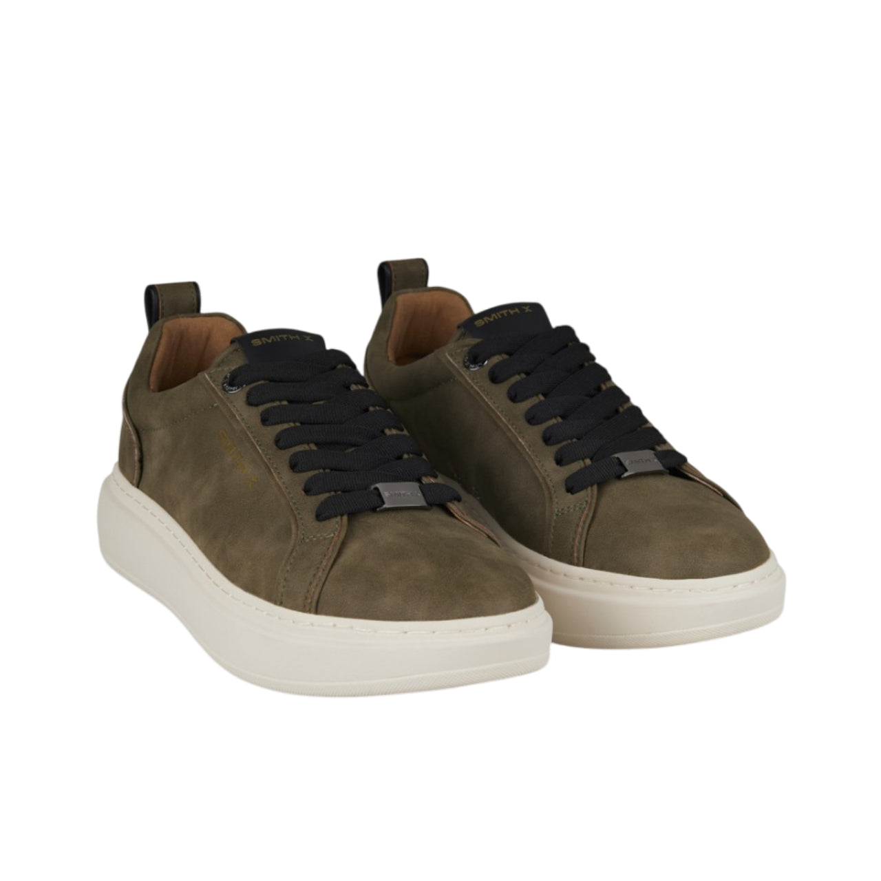 Sneakers Alexander Smith Uomo Stone verde militare/nero