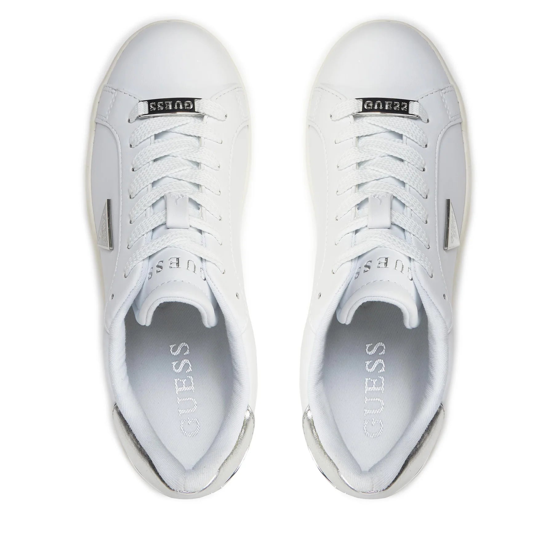White Sneakers Donna Guess Bianche Sneakers Bianche Offerta Scarpe