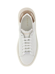 Sneakers Guess Uomo Elba Bianco/Nocciola
