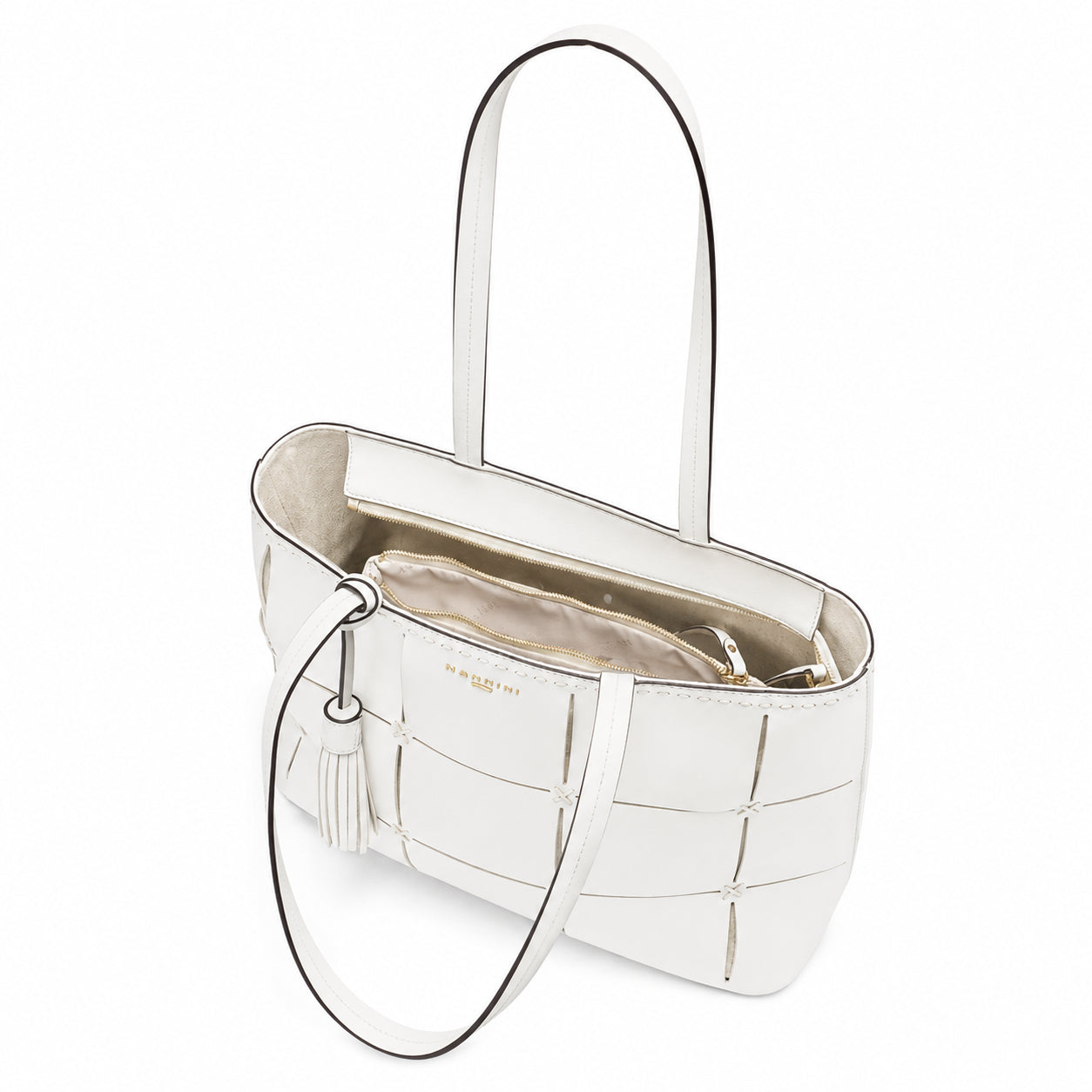 Borsa Shopper Nannini Donna Dania Bianco