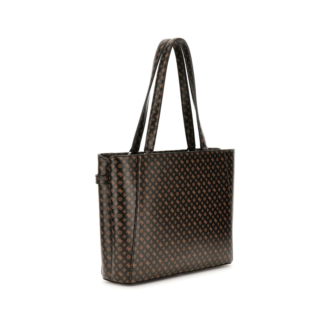 Borsa a Spalla Guess Donna Arlena Logo Marrone