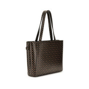 Borsa a Spalla Guess Donna Arlena Logo Marrone