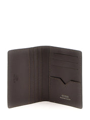 Porta carte Guess Uomo Black Beige/marrone