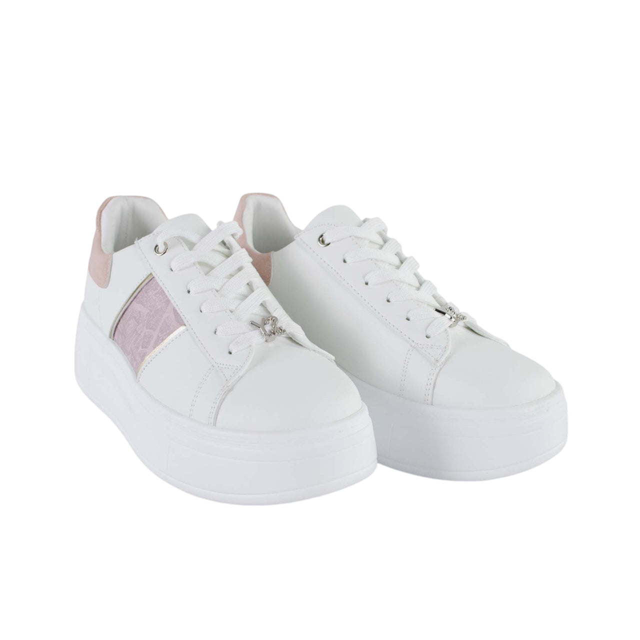 Sneakers Y Not? Donna Kate Bianco/rosa