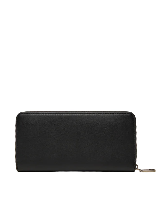 Portafoglio Calvin Klein Donna Sculpted Zip Nero