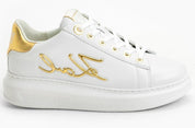 Sneakers Karl Lagerfeld Donna Bianco/Oro