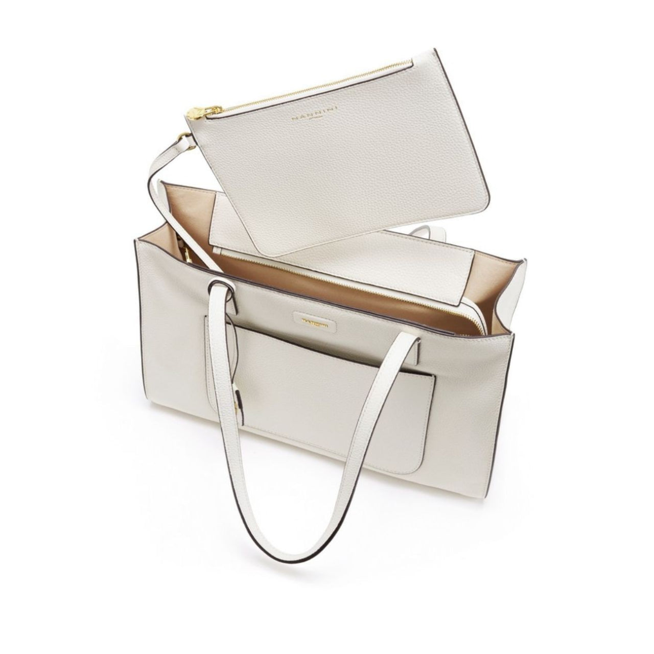 Borsa Shopper Nannini Donna Carla Bianco