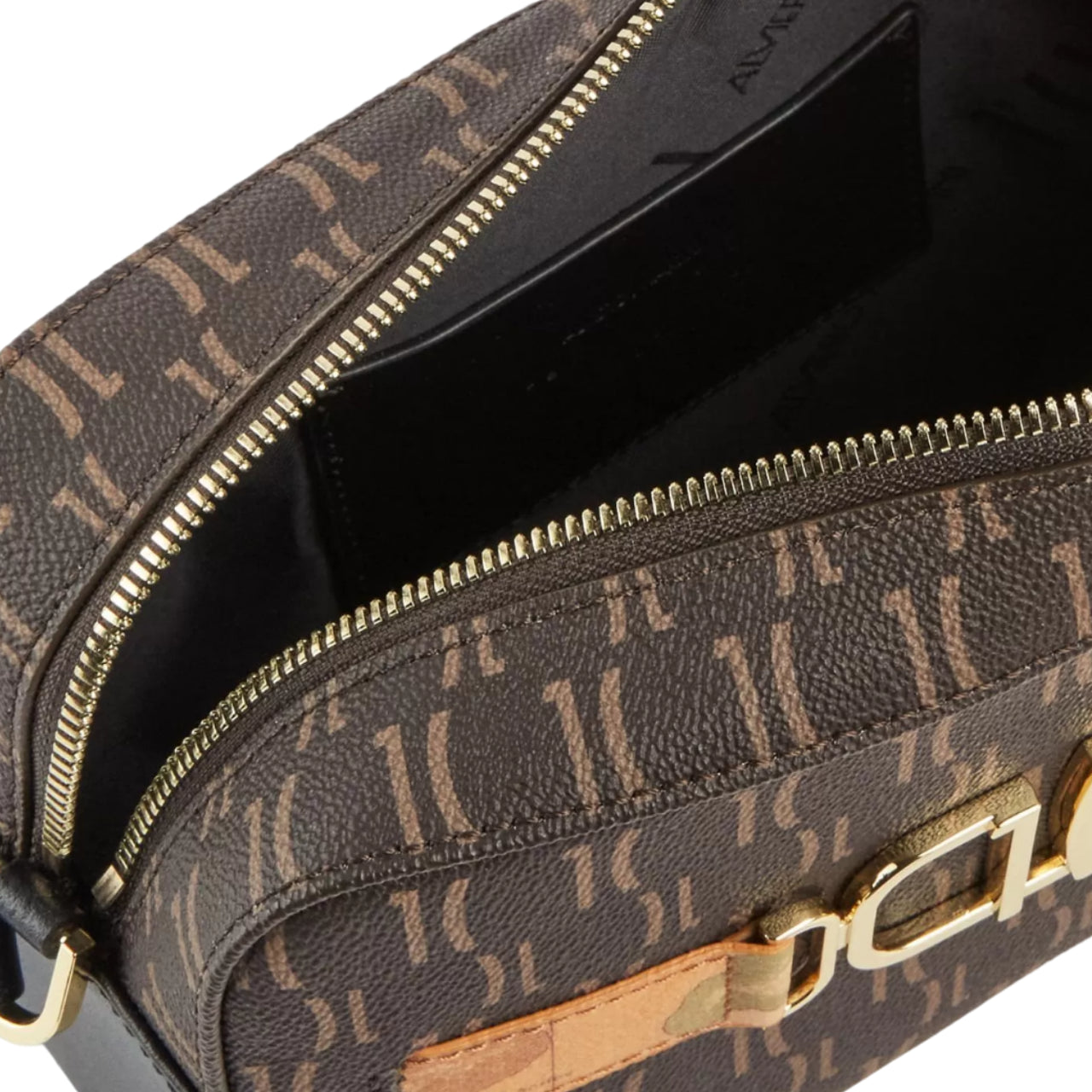 Borsa a Tracolla Alviero Martini 1^ Classe Donna 3D Monogram Nero/marrone