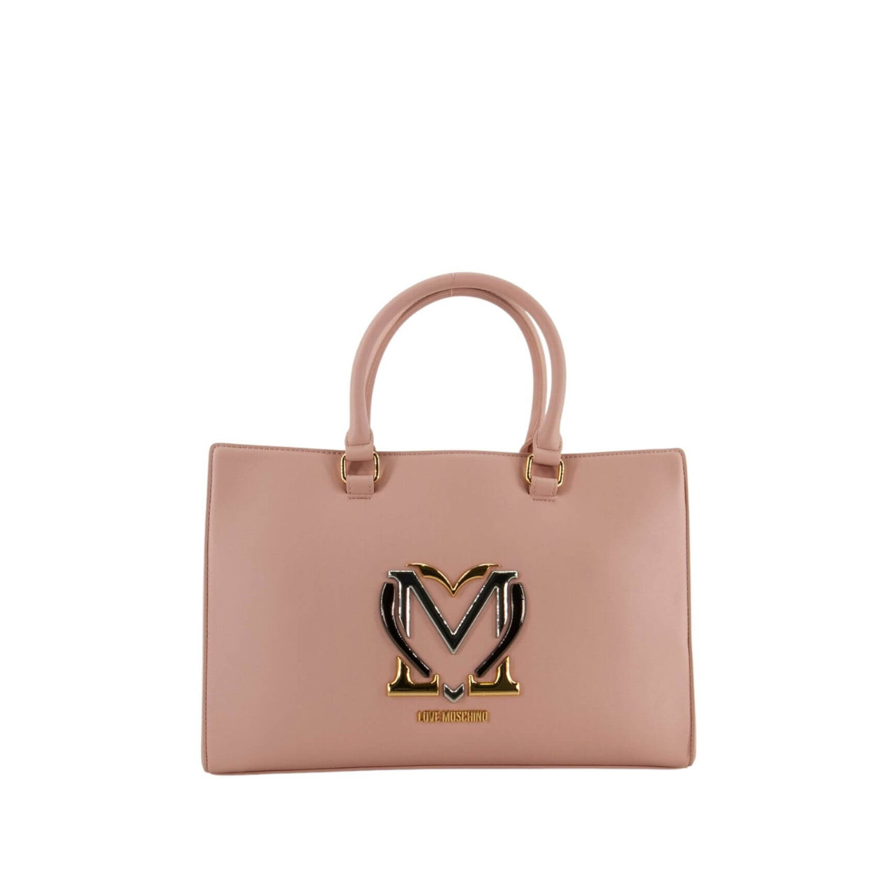 Borsa a Mano Love Moschino Donna Monogram Cipria