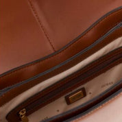 Borsa a Spalla Guess Donna Kuba Cognac
