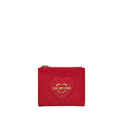 Portafoglio Love Moschino Donna Sweet Heart small Rosso
